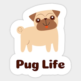 Pug Dog Sticker